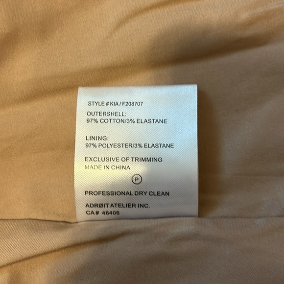 Adroit Atelier Women's Tan Blazer - Picture 14 of 16